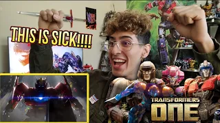 WHAT IS ACTUALLY HAPPENING 🔥🤯!!! TRANSFORMERS ONE Official Trailer REACTION!!!! #transformers