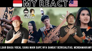 SUNGGUH TENANG DI DENGAR! Malaysia react Berkibarlah Bendera Negeriku - Syarla ft. Alif Fakod