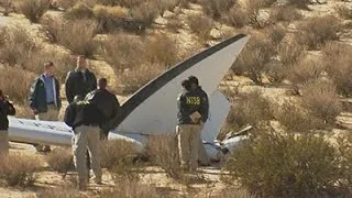 Raw: NTSB Arrives at Spacecraft Crash Site