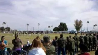 Silent drill platoon introduction (Yuma 26 Feb 2010)