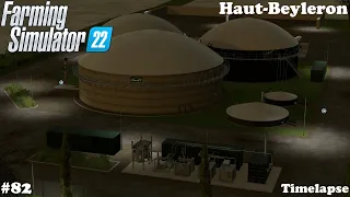 selling silage balls and buying biogas plant - Haut Beyleron - Timelapse #82 - FS22