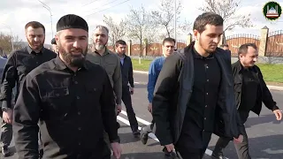 Хас-Магомед Кадыров посетил открытие улицы Батумской после реконструкции