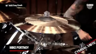 CYMBAL VOTE - Mike Portnoy Reviews the 18" AAX Freq Crash