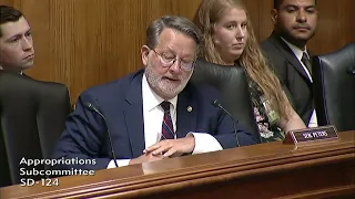 Senator Peters Questions VA Secretary at Appropriations Committee Hearing 05/02/24