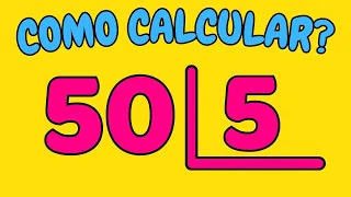 COMO CALCULAR 50 DIVIDIDO POR 5?| Dividir 50 por 5