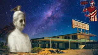 STALKED By Creepy Man While Staying the night in ABANDONED MOTEL! + Whistle WITCH Ritual! HALLOWEEN