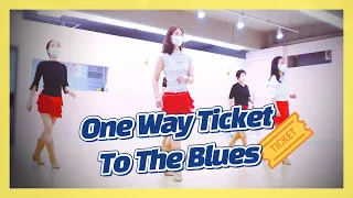 One Way Ticket To The Blues - Line Dance(Beginner) | 원웨이티켓투더블루스 라인댄스 | 𝐐𝐮𝐞𝐞𝐧𝐬 𝐋𝐢𝐧𝐞𝐃𝐚𝐧𝐜𝐞