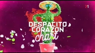 M1 Ukraine. Despacito Corazon Chart identity (2017-2020)