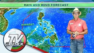 Mahina pa rin ang habagat kaya makakaasa pa rin ng maaliwalas pero maalinsangang panahon | TV Patrol