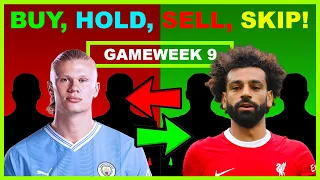 FPL Gameweek 9: BUY, HOLD, SELL & SKIP | Fantasy Premier League Transfer Tips 2023/24