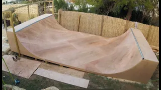 Making A Half-pipe Ramp