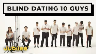 10 vs 1: Speed Dating 10 Guys Without Seeing Them | Versus 1