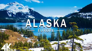 FLYING OVER ALASKA (4K UHD) - Relaxing Music Along With Beautiful Nature Videos - 4K Video HD