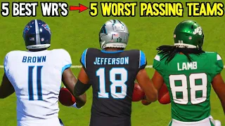 Could The 5 BEST Wide Receivers Save The 5 WORST Passing Teams?