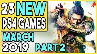 12 BIG PS4 Games Coming in MARCH 2019! PART 2 (23 TOTAL NEW PS4 GAMES!)