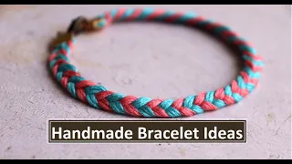How To Make Bracelets With Thread | Handmade Bracelet Ideas | DIY |Thread Bracelet | Creation&you