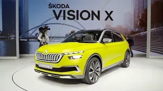 Skoda Vision X revealed at the Geneva Motor Show 2018