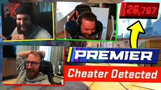 CS LEGENDS VS BLATANT CHEATERS IN CS2 PREMIER MODE!!