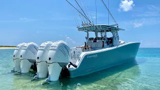 42 Freeman Boatworks Walk Through and Sea Trial!