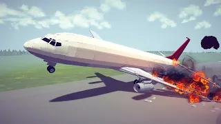 Airplanes Take Off Fails & Crashes #10 - Besiege