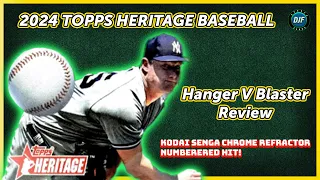KODAI SENGA NUMBERED CHROME REFRACTOR 2024 Topps Heritage Baseball Blaster Hanger Review