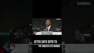 JETER SAYS SOTO TO YANKEES! LETS GO!