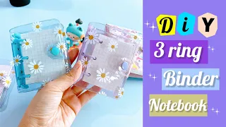 DIY 3 Ring Binder Mini Notebook / How to Make Mini Journal Notebook/Diary