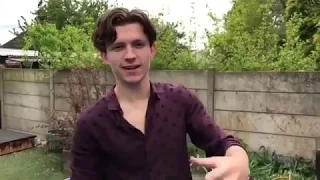 Tom Holland's BasketBall Trick Shot