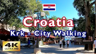 【4K】 Krk 🇭🇷 Croatia / Hrvatska - City Walking Tour