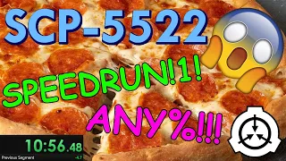 SCP-5522 | Pizza Delivery Speedrun (RTA) 100% Completion | Keter Class | Food Speedrunning SCP