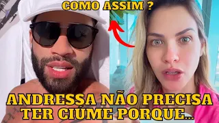 Gusttavo Lima diz que Andressa Suita não PRECISA ter CIÚMES e explica MOTIVO na PRAIA