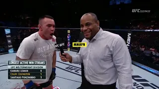 Brazil! You're dump ! You filthy animal! - Colby Covington