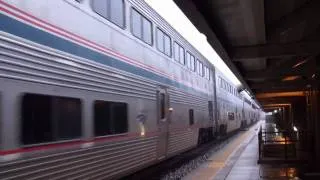 Amtrak Capitol Limited at Rockville Md with Amtrak207 on board