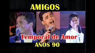 Temporal de amor nas vozes de - Leonardo ,Zezé Di Camargo e Xororó AO VIVO ANOS 90