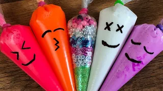 Making Crunchy Slime With Funny Piping Bags - Satisfying Slime Video ASMR #1