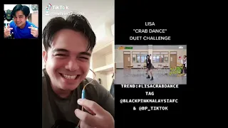 LIZA CRAB DANCE REACTION VIDEO ON TIKTOK