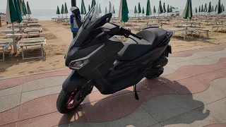 honda forza 125 limited edition výlet a jde to a ne že ne 😉 z ČR až do Itálie