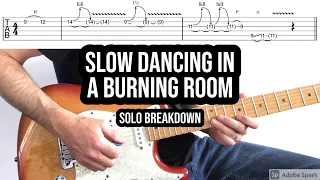 John Mayer 'Slow Dancing In A Burning Room' - Guitar Solo Breakdown (With TAB)