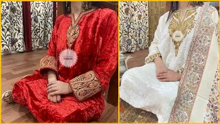 Beautiful kashmiri tilla dresses from kashmiri pehnava