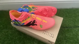 Unboxing PUMA x NEYMAR JR x COPA AMÉRICA FUTURE 7 ULTIMATE FG/AG Men's Football Boots + On Feet