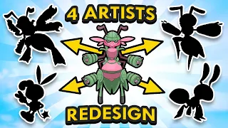4 Artists Redesign Eachother's Pokemon