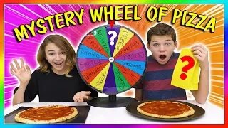 MYSTERY WHEEL OF PIZZA CHALLENGE | We Are The Davises