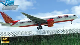 Microsoft Flight Simulator 2020 | 777-200LR Realistic Landing in Mumbai International | 4K 60FPS