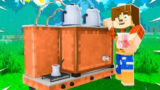 Minecraft, ÇAY FABRİKASI YAPIYORUZ #11 KÖYLÜCRAFT