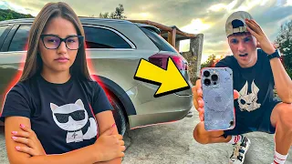 AM CALCAT IPHONE 13 PRO MAX CU MASINA **PRANK IUBITEI MELE**