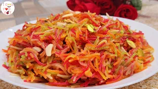 Colorful Vermicelli In 10 Minutes/ Rangeen Seviyan Recipe