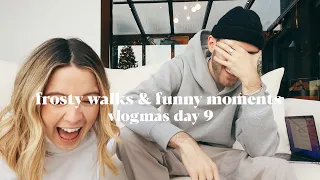 Frosty Walks & Embarrassing Moments | Vlogmas Day 9