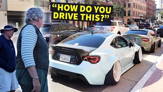 HILARIOUS Public Reactions To Our Bagged/Widebody Cars...
