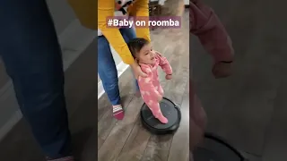 Baby on Roomba