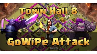 Best Town Hall 8 War Attack Strategy GoWipe